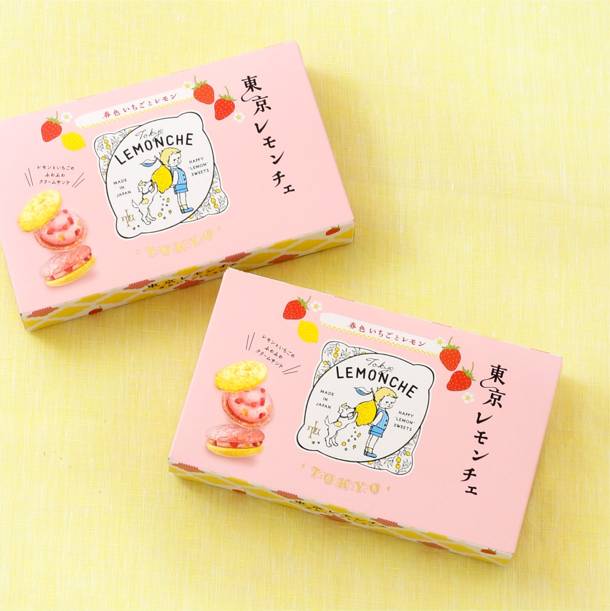 東京レモンチェ〜春色いちごとレモン〜（4個入）
