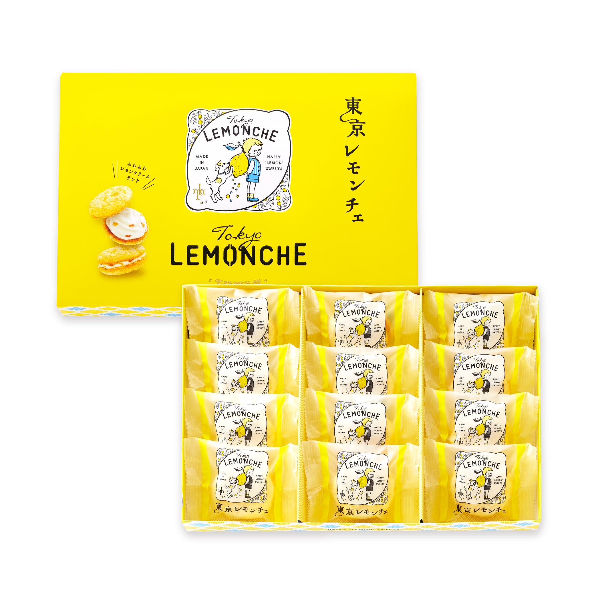 東京レモンチェ〜ふわふわレモンクリームサンド〜（12個入）